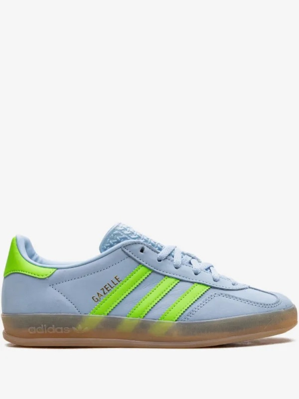 Adidas Gazelle Indoor "Clear Sky/Solar Green" is sneakers
